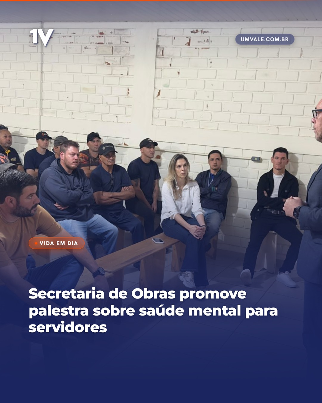 Secretaria de Obras promove palestra sobre saúde mental para servidores