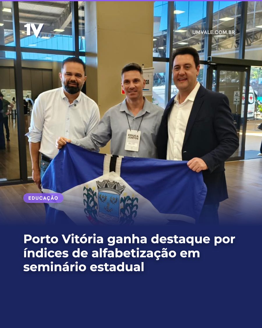 Porto Vitória ganha destaque por índices de alfabetização em seminário estadual