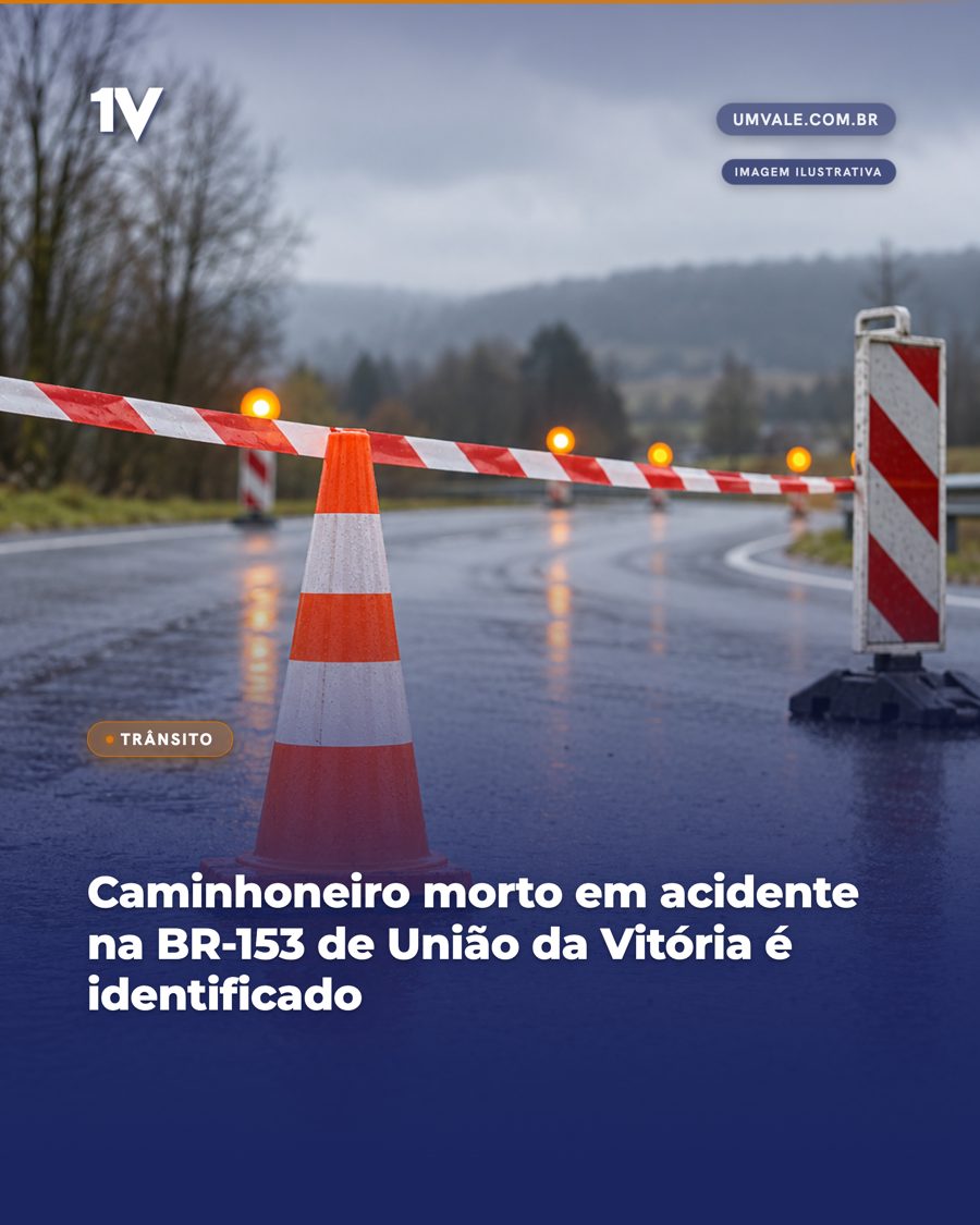 Caminhoneiro morto em acidente na BR-153 de União da Vitória é identificado