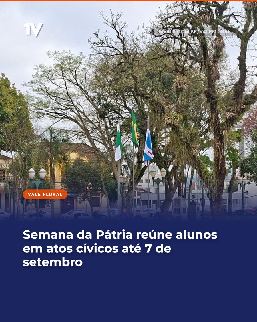 Semana da Pátria reúne alunos em atos cívicos até 7 de setembro