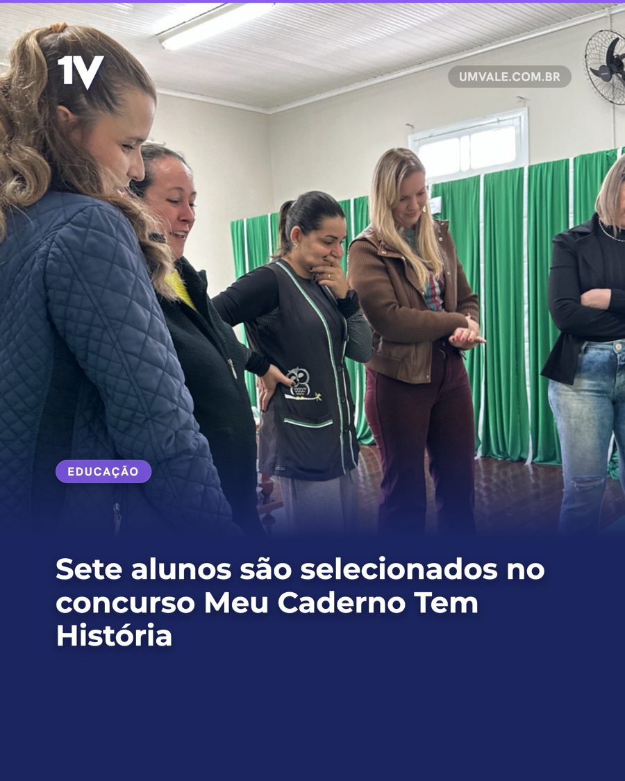 Sete alunos são selecionados no concurso Meu Caderno Tem História
