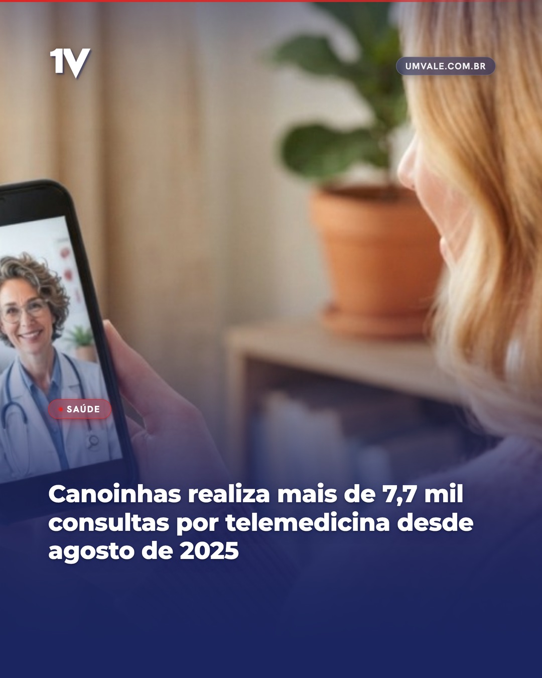 Canoinhas realiza mais de 7,7 mil consultas por telemedicina desde agosto de 2025