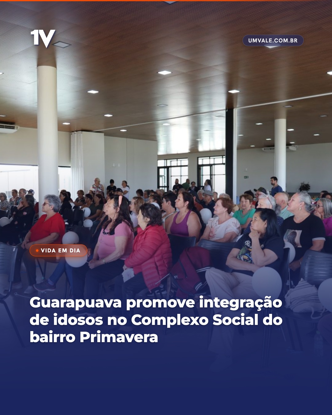 Guarapuava promove integração de idosos no Complexo Social do bairro Primavera