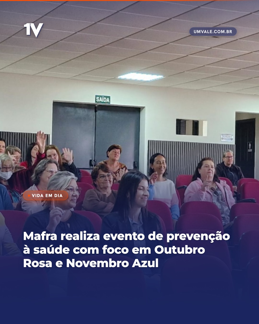 Mafra realiza evento de prevenção à saúde com foco em Outubro Rosa e Novembro Azul