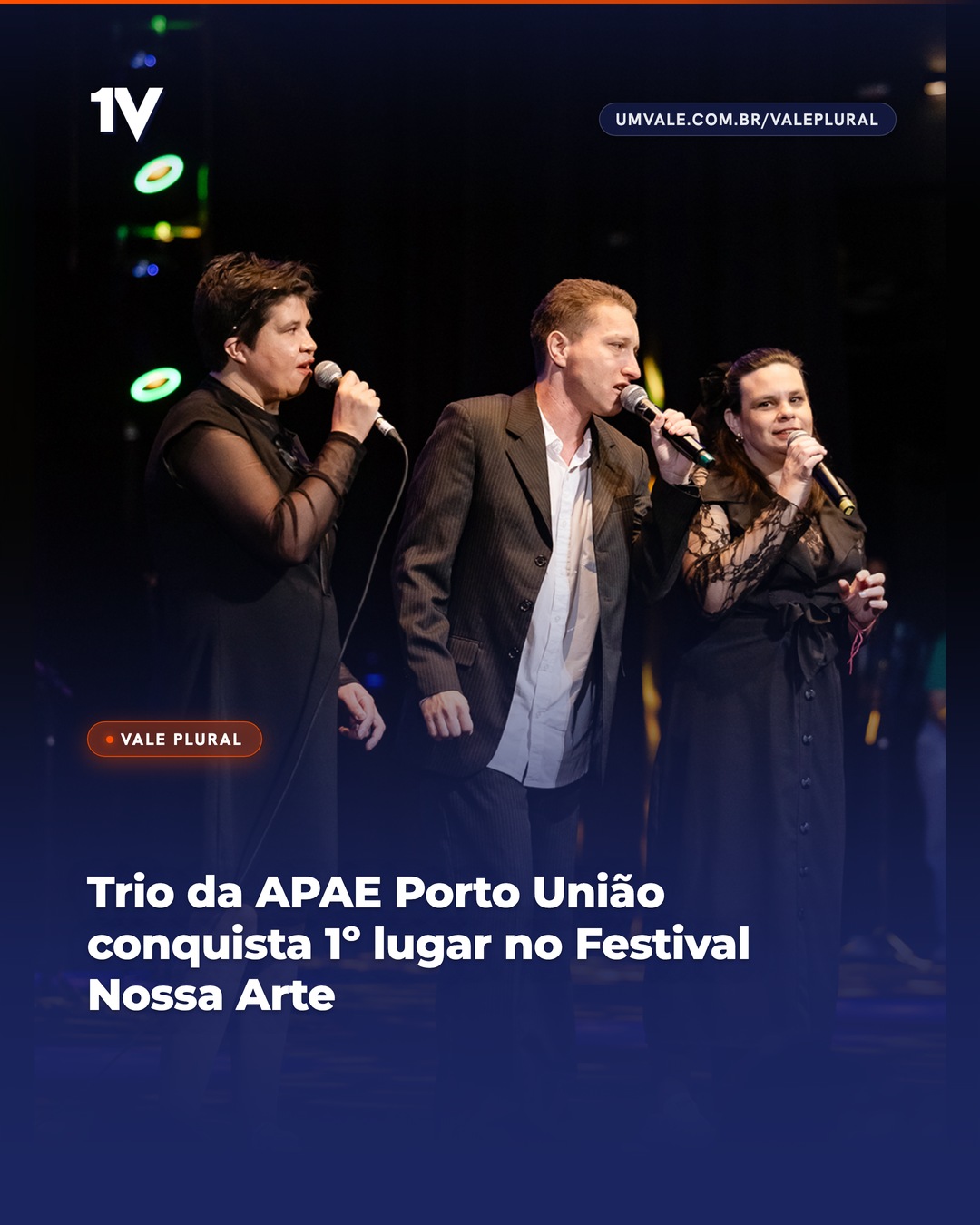 Trio da APAE Porto União conquista 1º lugar no Festival Nossa Arte