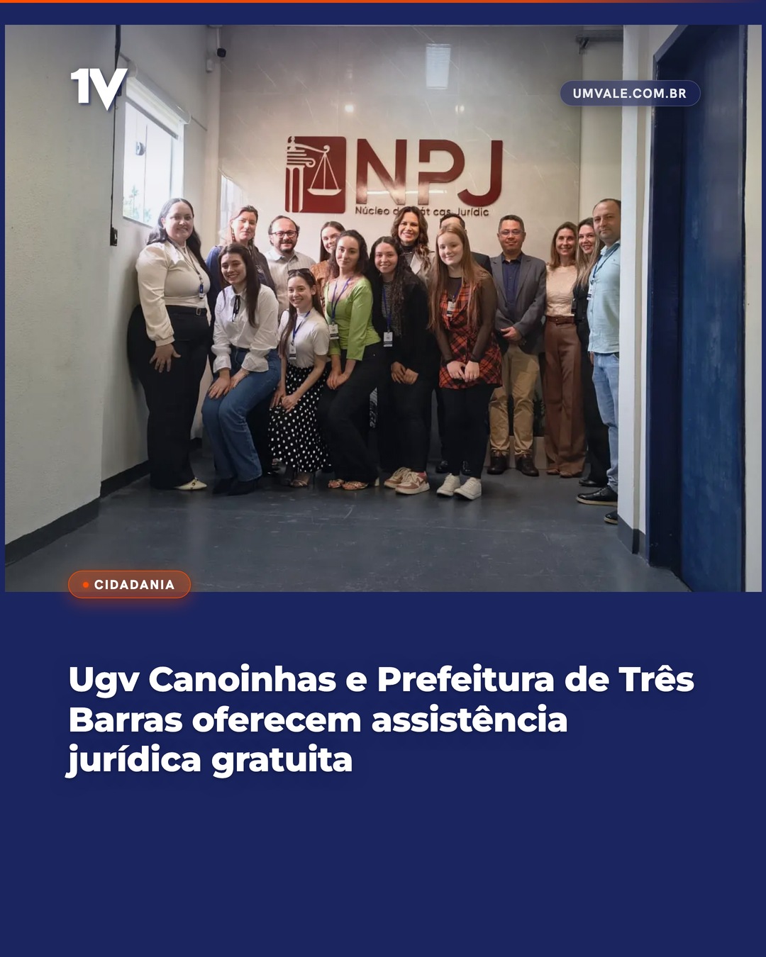 Ugv Canoinhas e Prefeitura de Três Barras oferecem assistência jurídica gratuita